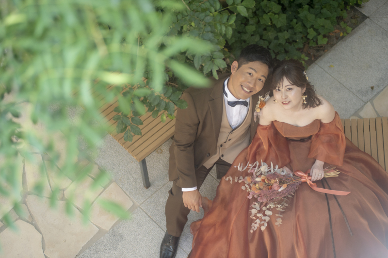 小さな結婚式 福岡店_ガーデンで撮影できる