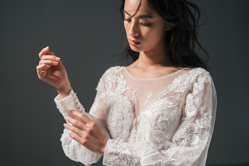 小さな結婚式 福岡店_ウエディングドレスが豊富