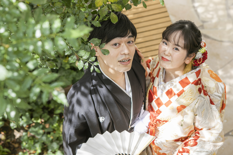 小さな結婚式 福岡店_ガーデンで撮影できる