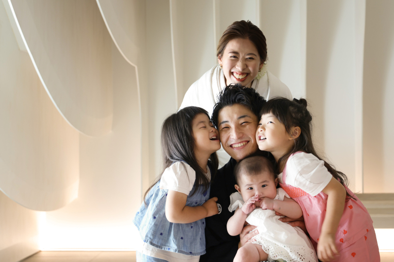 【結婚報告・年賀状にも◎】大切なご家族も一緒に撮影OK*