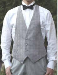 カマーベスト　ギンガムチェック