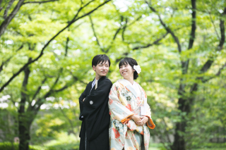 新緑！ひろしま美術館でのロケーション撮影♪