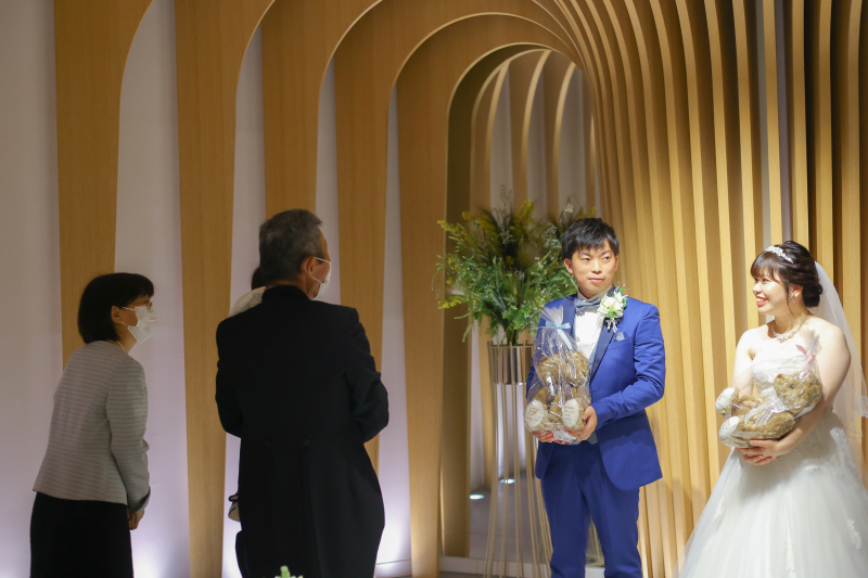 親御様へ記念品の贈呈