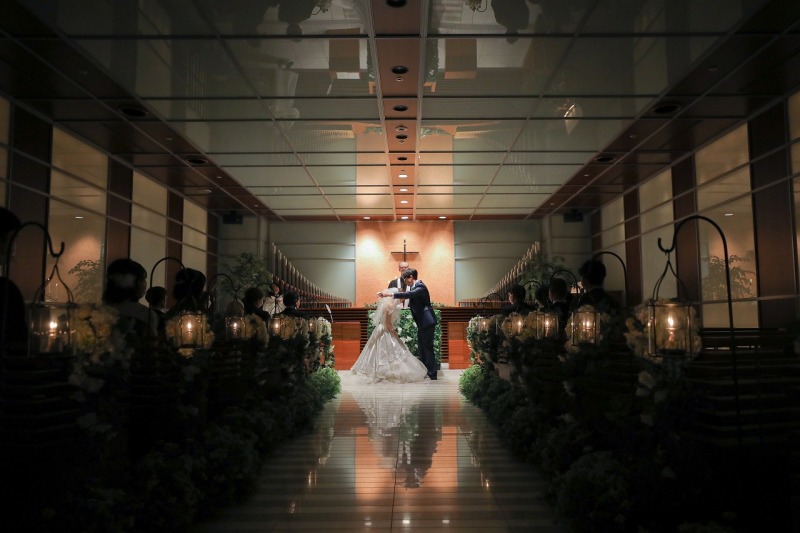 有名ホテルでの挙式撮影♪