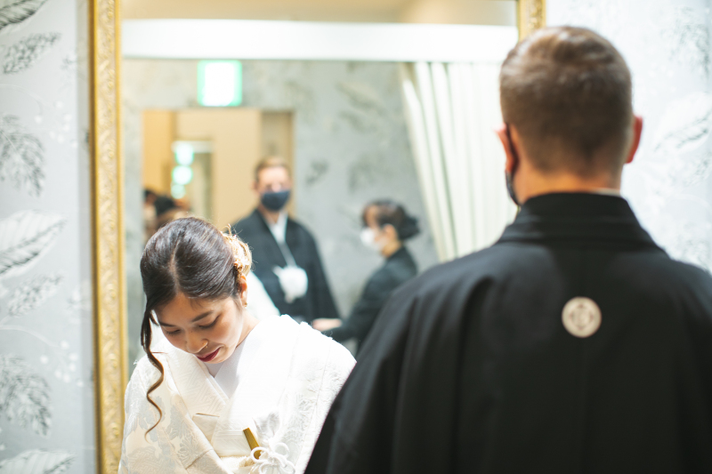 お支度シーンから撮影を♪