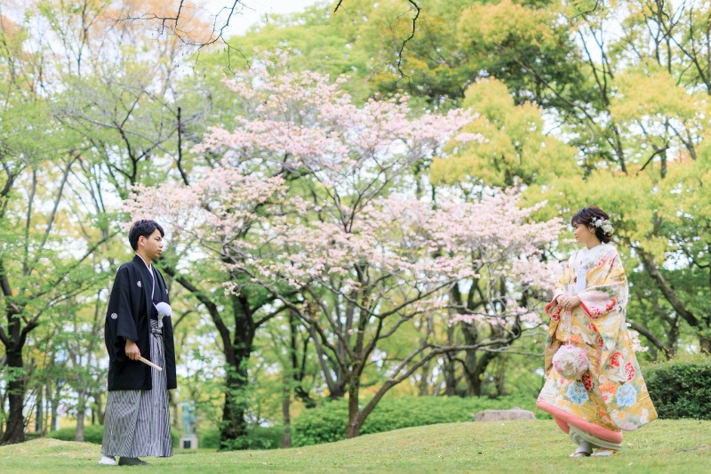 梅の花と一緒に