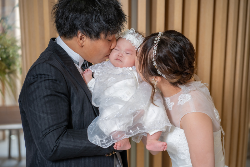 家族3人ショット