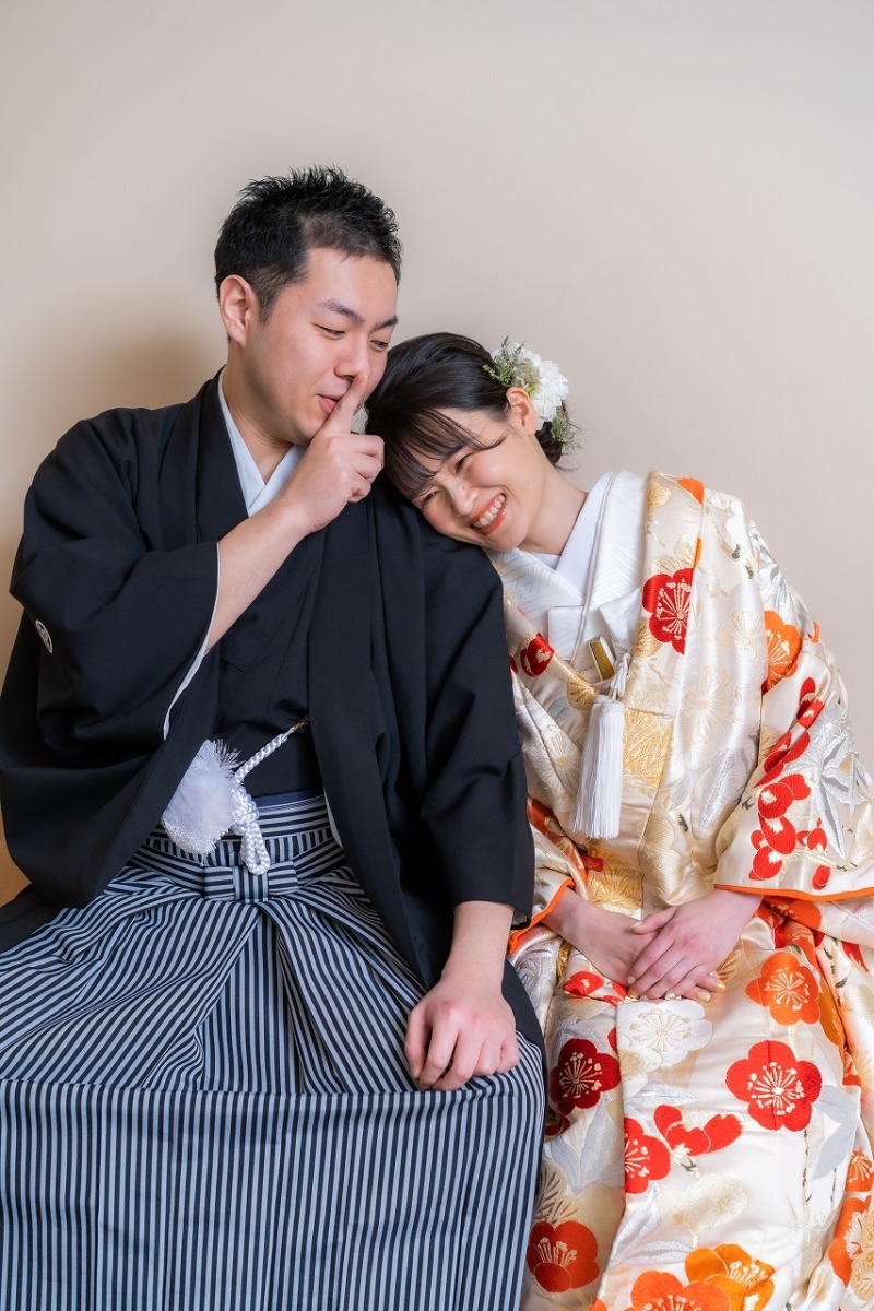 お二人の日常的な表情をしっかりお納め致します♪