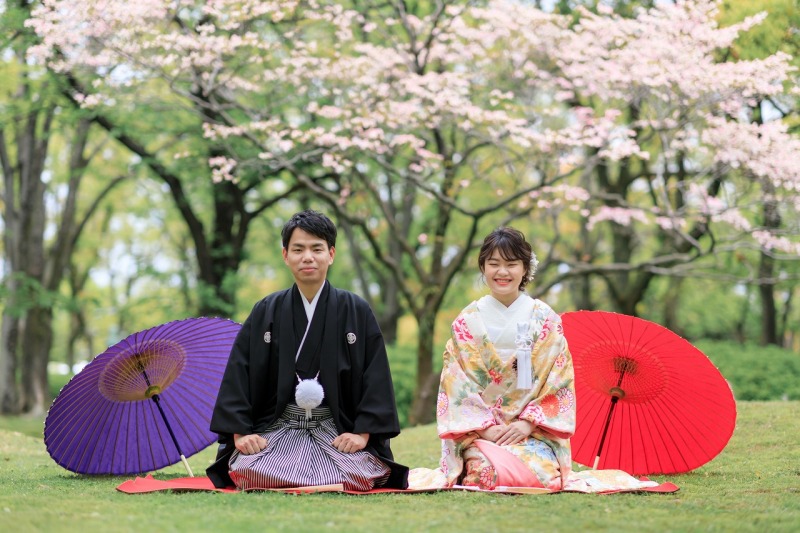 ご結婚式の前撮りや結婚報告はがきにも！