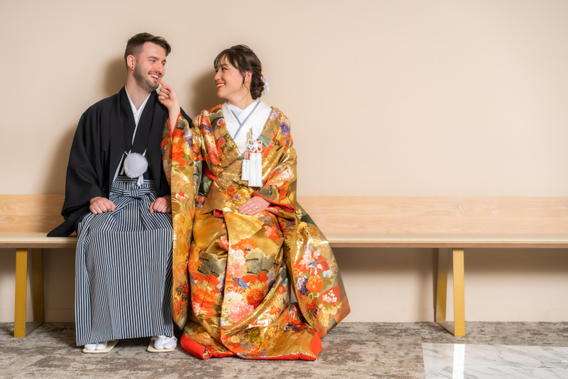 何気ないお二人の会話風景をお写真に