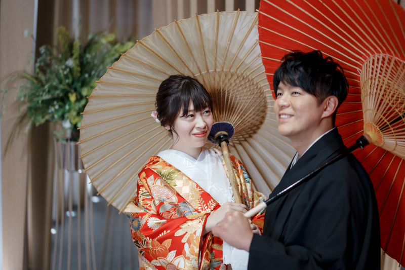 温もり溢れるチャペルで行う和装撮影♪