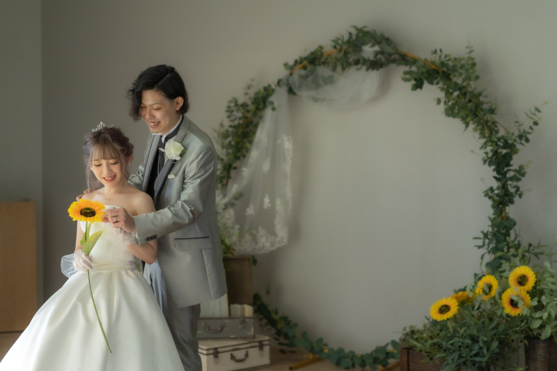 季節によって変わるフォトブースもご利用頂けます!