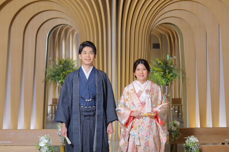 挙式とは違った雰囲気で