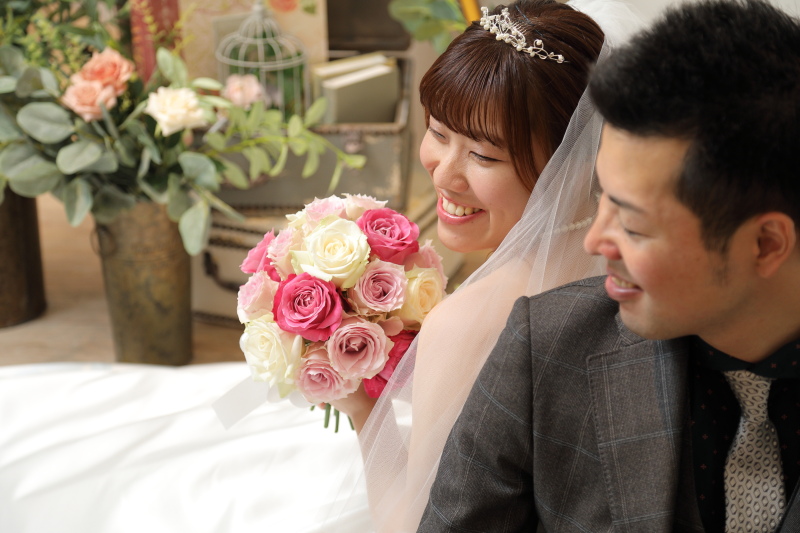 結びはフォトブースにて♪