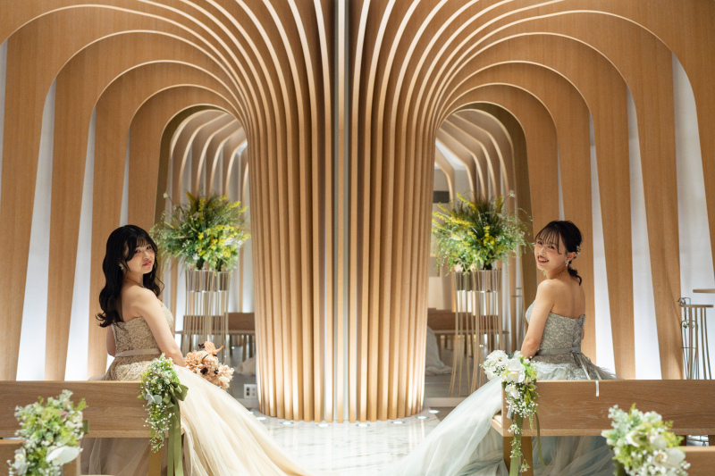 ご友人同士で楽しく撮影！