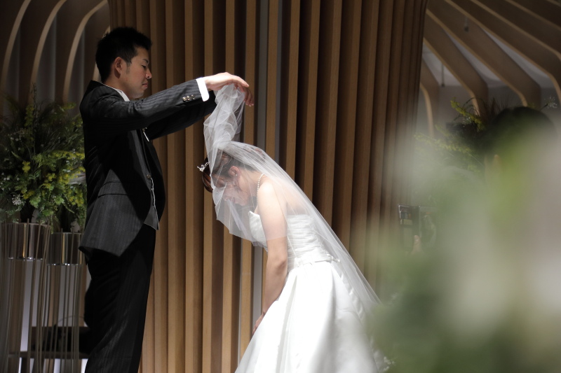 ベールアップや誓いの詞も