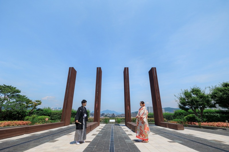 スカイパティオでロケーション撮影♪