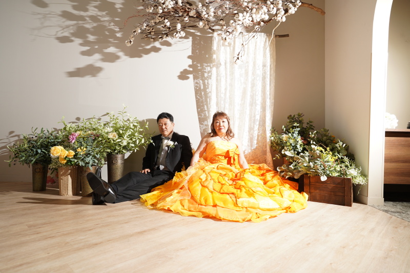 フォトブースは自然光も入ります！