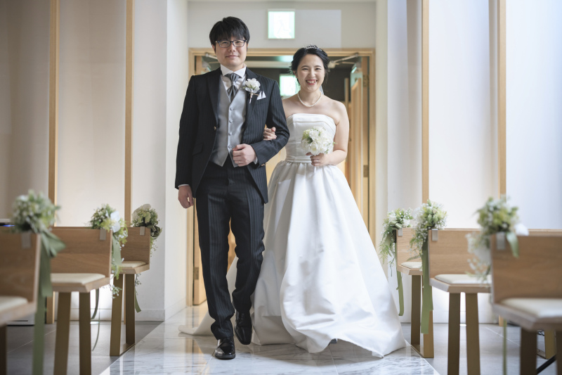 挙式のような入場シーン