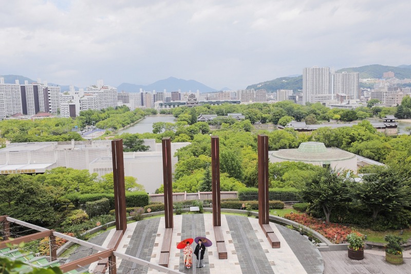 広島の街並みを見下ろし開放感溢れる撮影を！