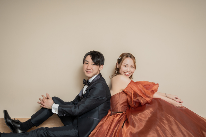 2着目はカラードレス!