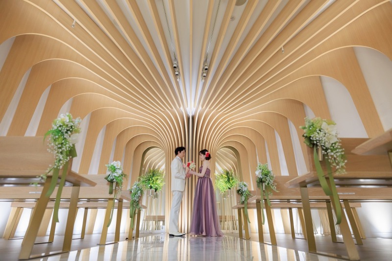 アットホームなチャペルで暖かみの溢れる撮影を~