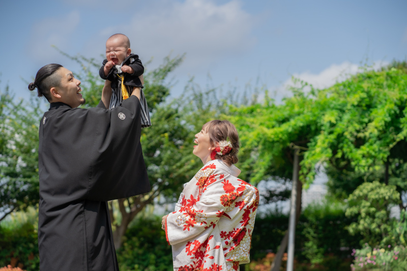 お子様とも楽しく撮影を♪ 和装洋装フォトウェディング!