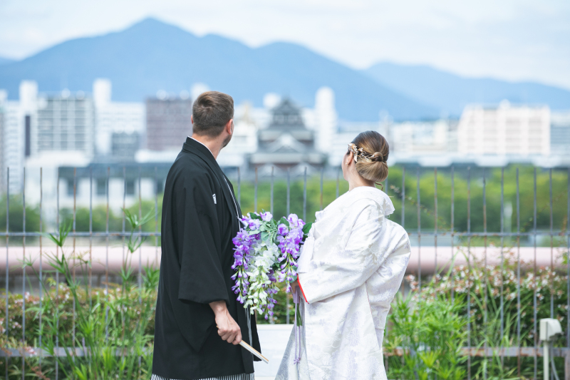 広島らしさを残すフォトウェディング