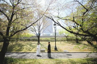 新緑！　ひろしま美術館お散歩撮影