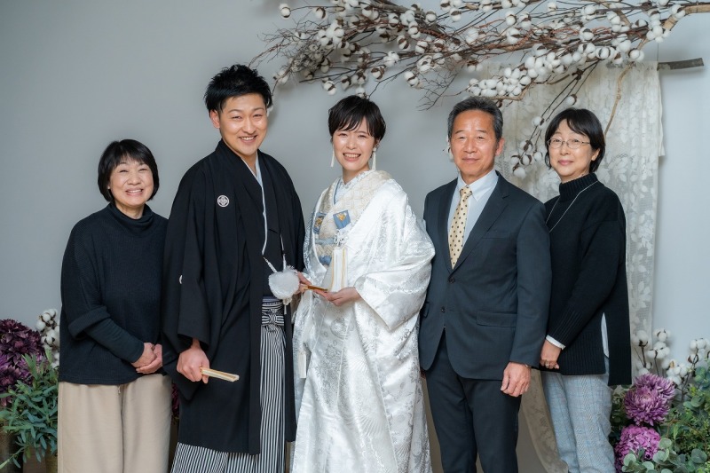 ご家族様とも記念撮影が出来ます！