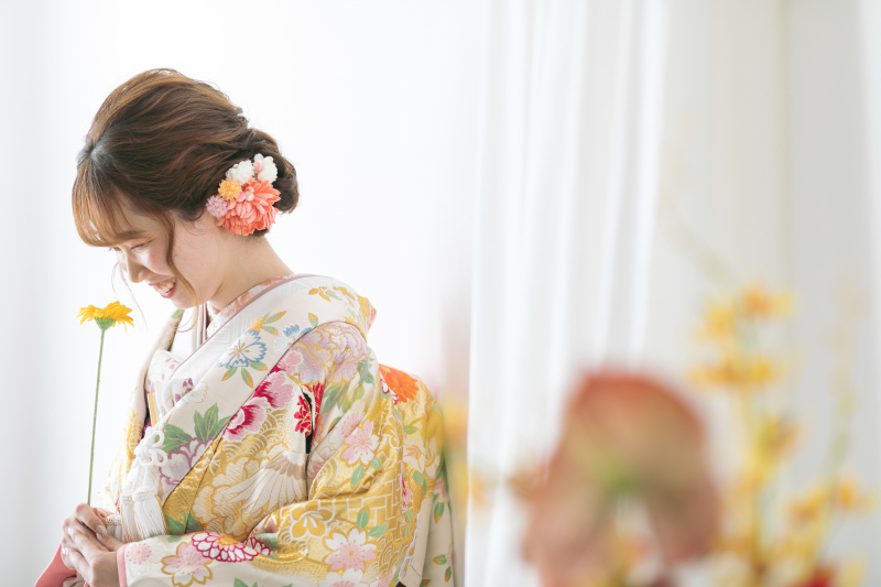 小さな結婚式広島店_スタジオで撮影できる