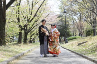 小さな結婚式広島店_ペット撮影