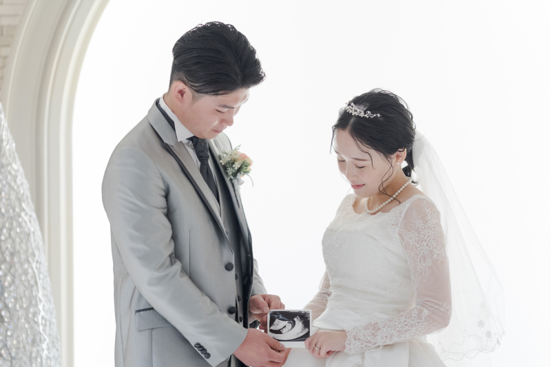 【マタニティフォト】★基本料金50%OFF★◆洋装1着チャペルフォトプラン|全データ&アルバム1冊付き