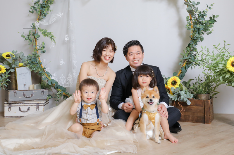 【よくばりプラン】ウェディングドレスもカラードレスも着たい方へ☆衣装チェンジ5分・撮影時間1時間!全データ50カット以上*