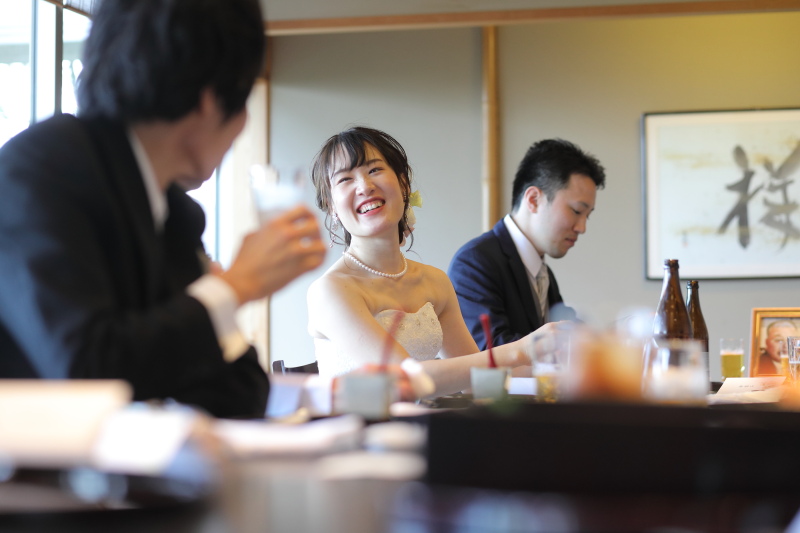 リーガロイヤルホテル内レストラン「鯉城」で行う顔合わせ会食プラン(チャペルご撮影約50カットデータ納品付+6名様会食料金込)