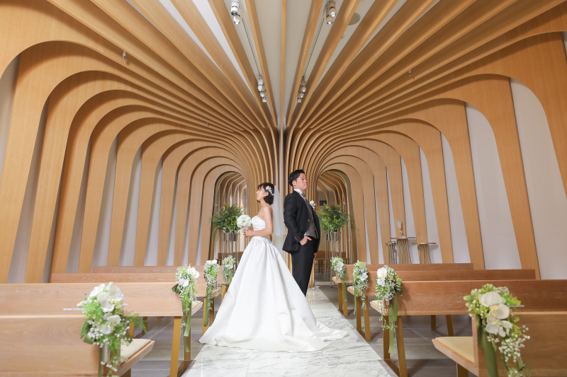 【よくばりプラン】ウェディングドレスもカラードレスも着たい方へ☆衣装チェンジ5分・撮影時間1時間!全データ50カット以上*