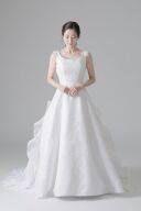 バラ柄 スカート縦フリル (WD55785)