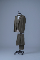 ノッチドラペルカジュアルタキシード　カーキ（TX01026）