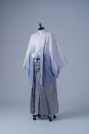 パープルグラデーション紋服