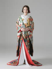 御所車　鶴文様（IU03257）