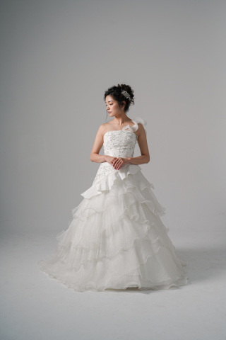 斜めフリルスカート(WD00607)