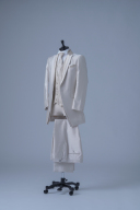 二重ジャケット　ストライプベスト（TX01004）