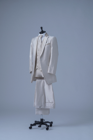 二重ジャケット　ストライプベスト（TX01004）