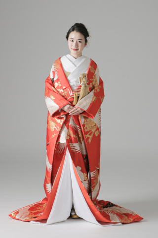 鶴文様（IU03536）