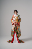 四季花　丹頂鶴　山木（IU13579)