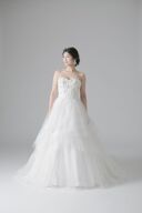 トップス立体花 プリーツフリルバッスル(WD62512）