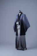 グレーグラデーション紋服