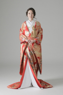 亀甲、若松、鶴文様（IU03531）