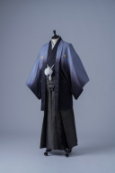 グレーグラデーション紋服