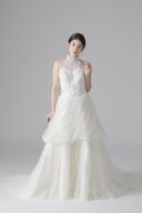 アメリカンスリーブチュールドレス(WD60564)